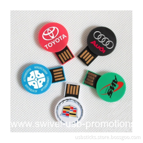 Round-hat ABS clip usb stick